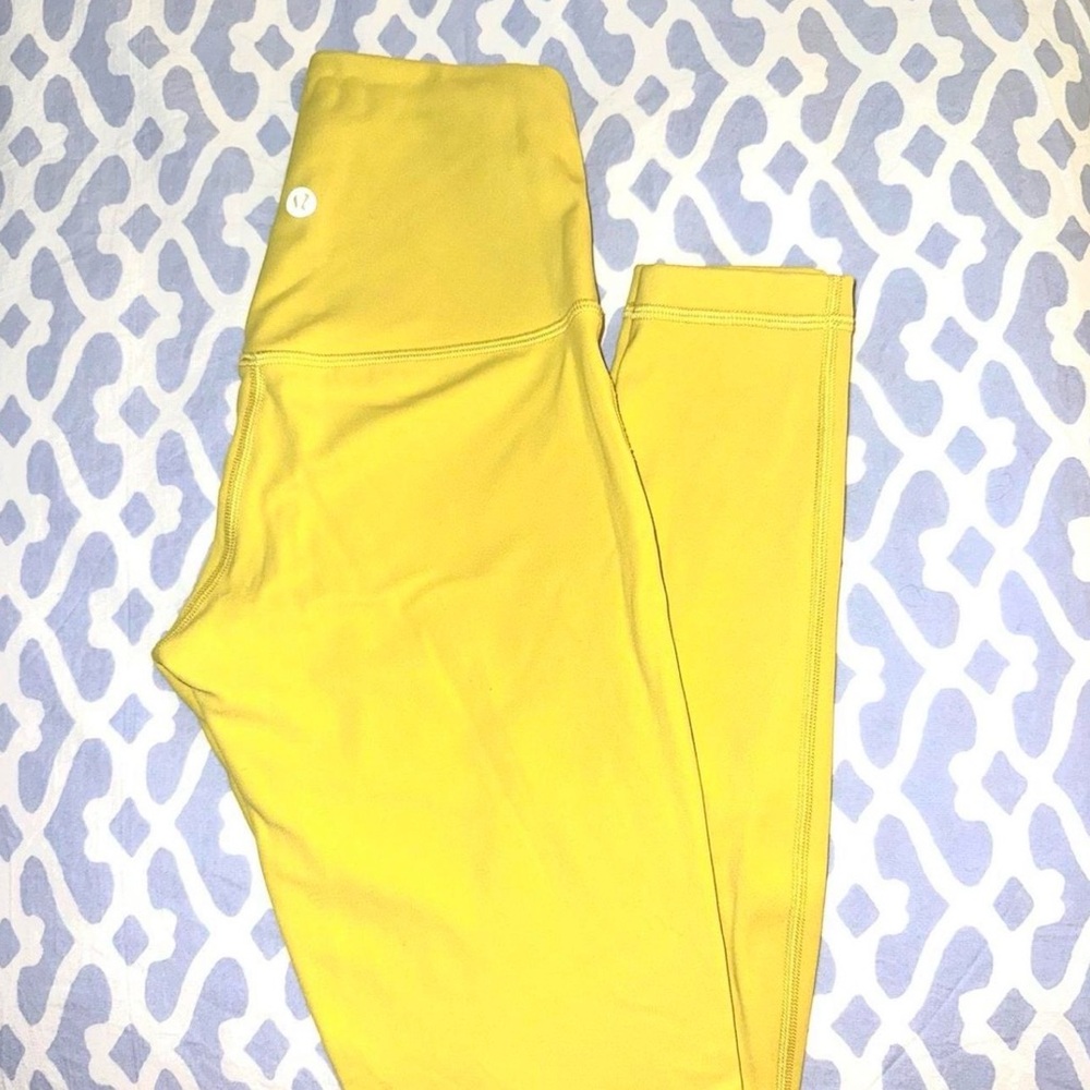 lululemon athletica Yellow Leggings